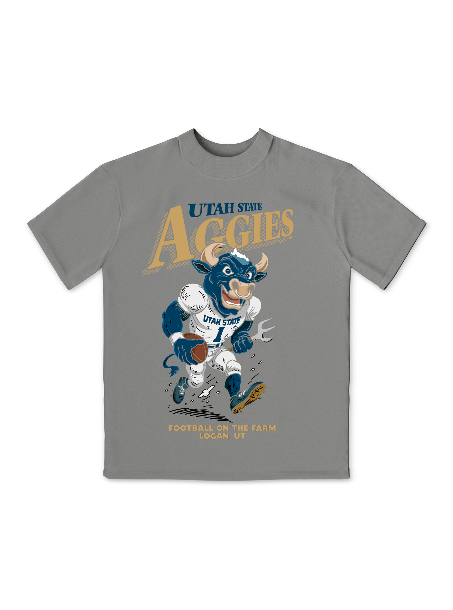 Youth Big Blue Football Tee