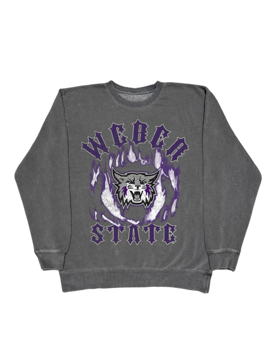 Weber State - Flames Crewneck