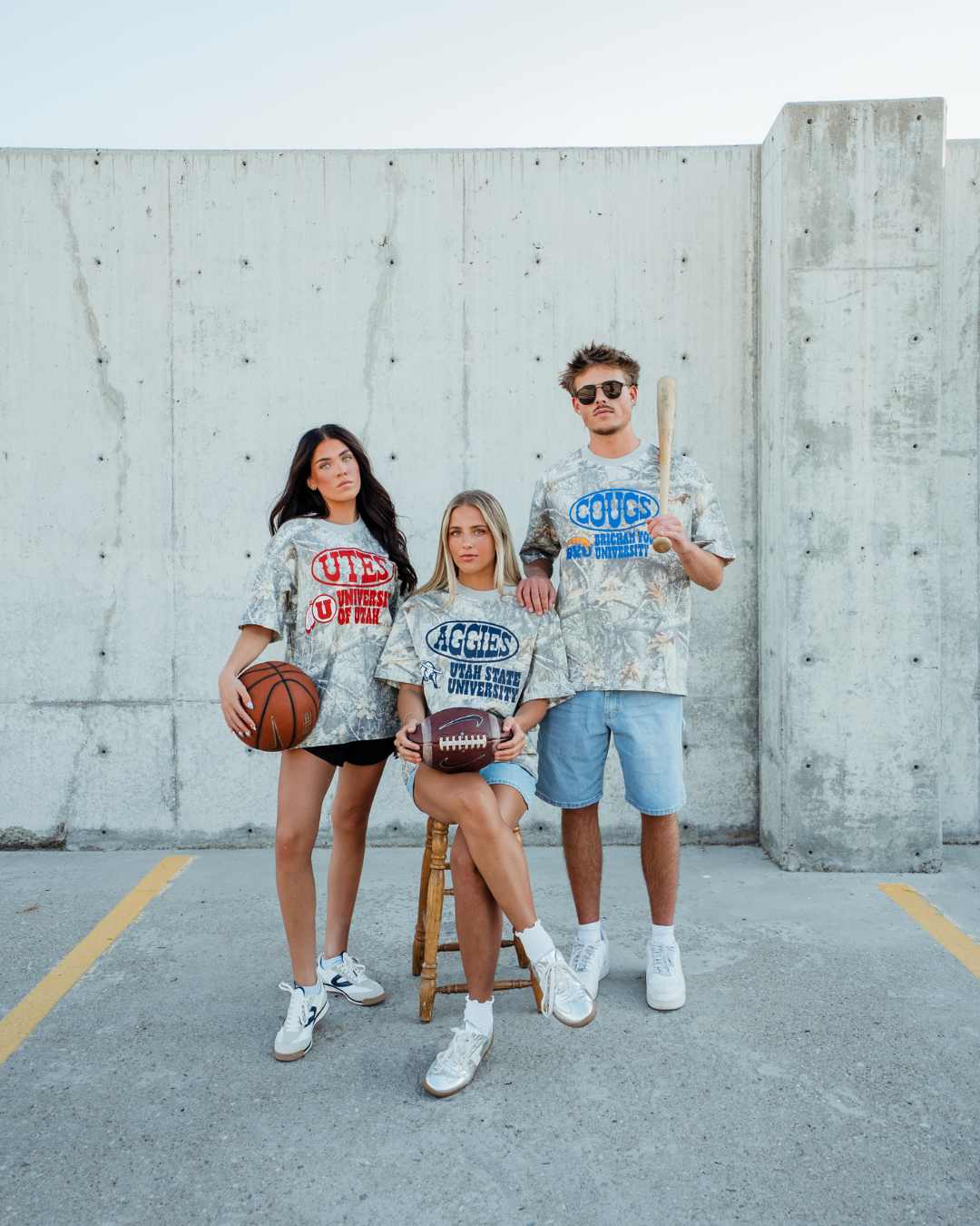 BYU - Country Camo Tee