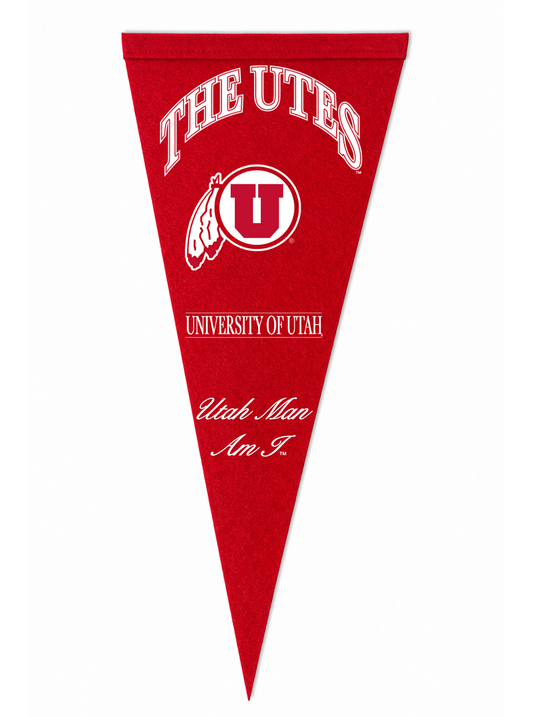 Utah Throwback Pennant - Large