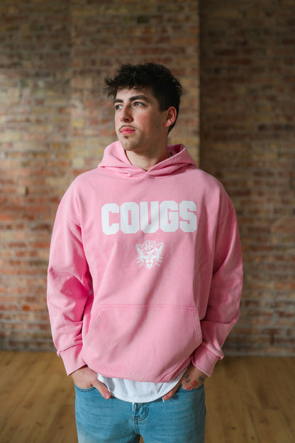 BYU - Pink Varsity Block Hoodie