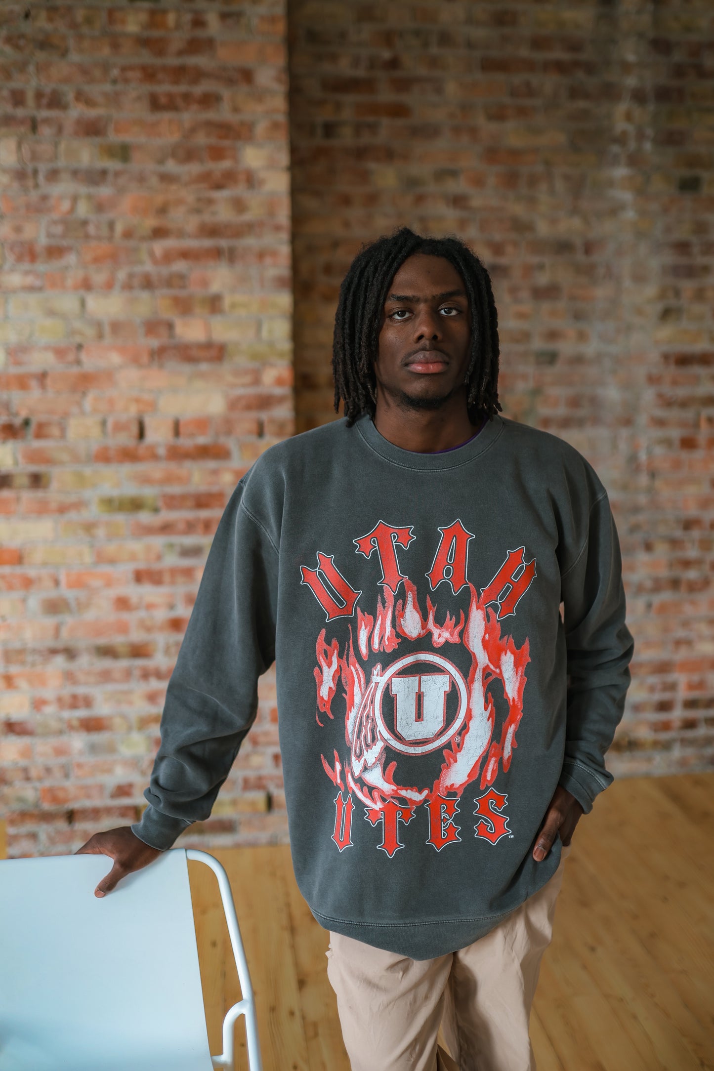Utah - Flames Crewneck