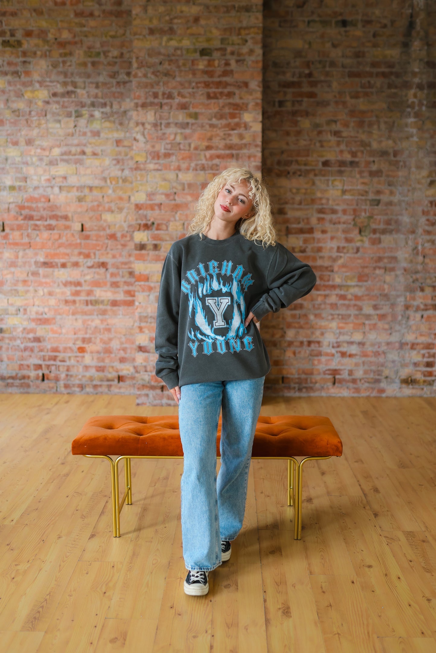 BYU - Flames Crewneck