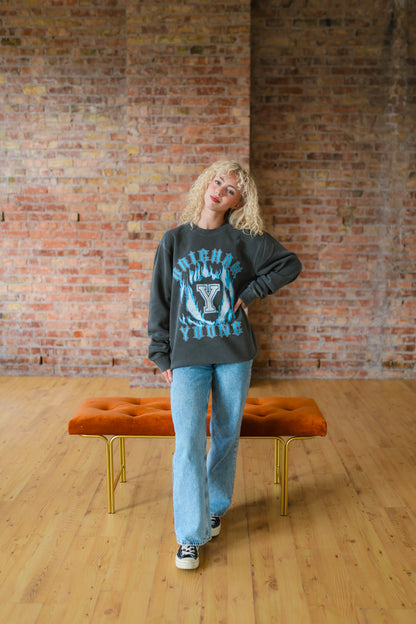 BYU - Flames Crewneck