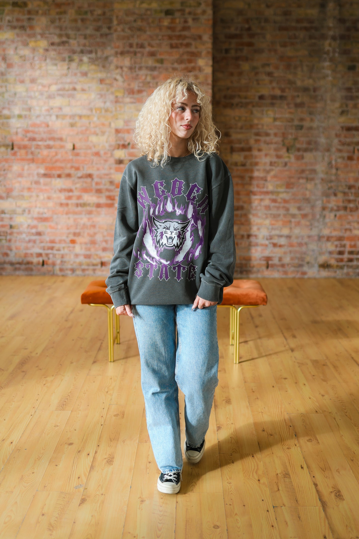 Weber State - Flames Crewneck