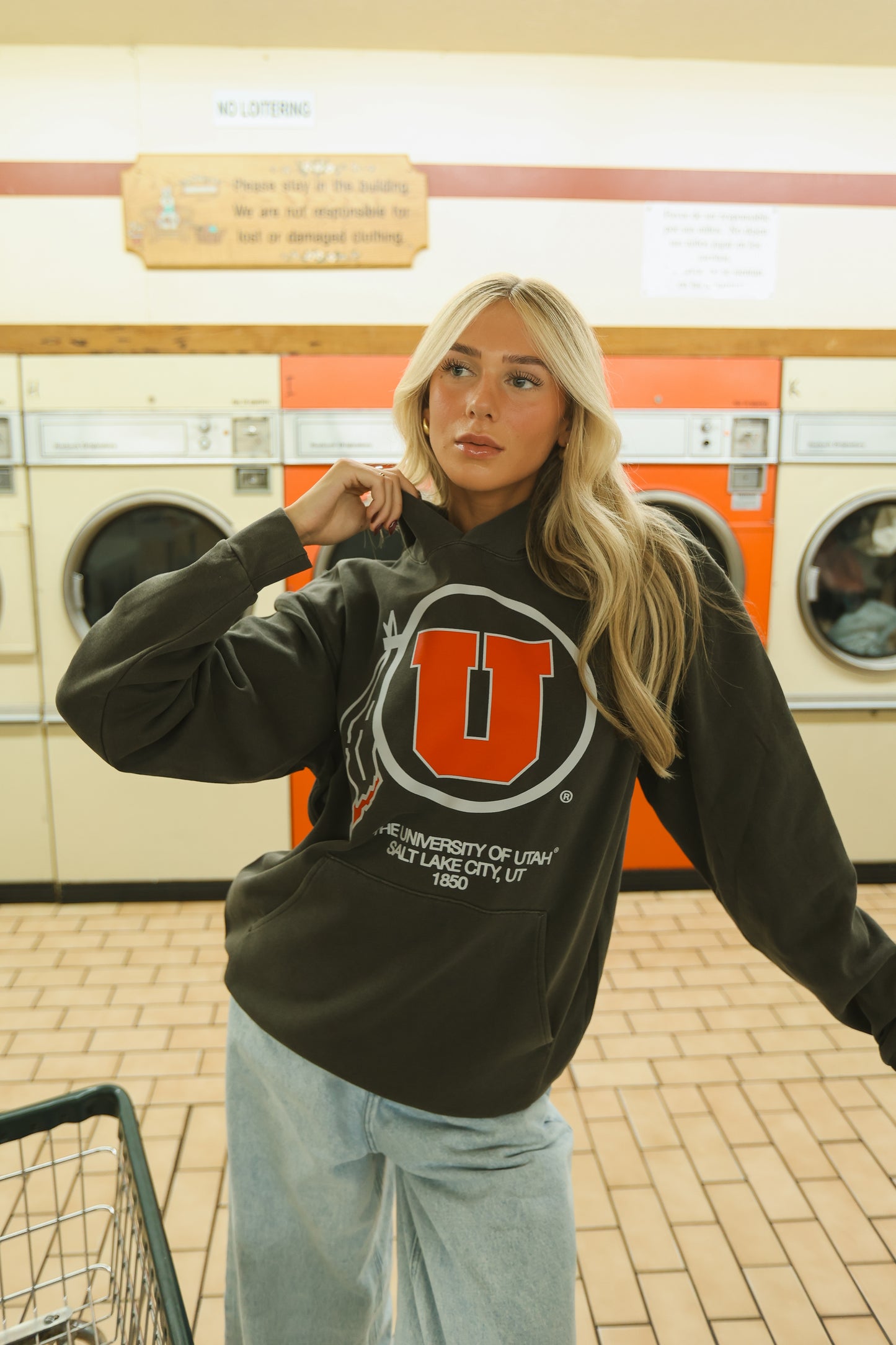 Utah Utes - Dark Mode Drum & Feather Hoodie