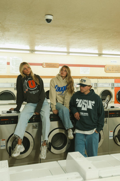 Utah State - Horns Hoodie - Navy